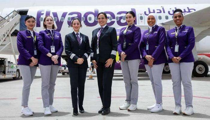 Saudi operates first flight with all female crew-DailyProbash.com