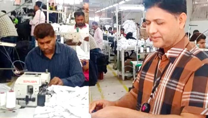 মিশরে গার্মেন্টস কারখানায় কর্মরত বাংলাদেশি কর্মী। ছবি সংগৃহীত